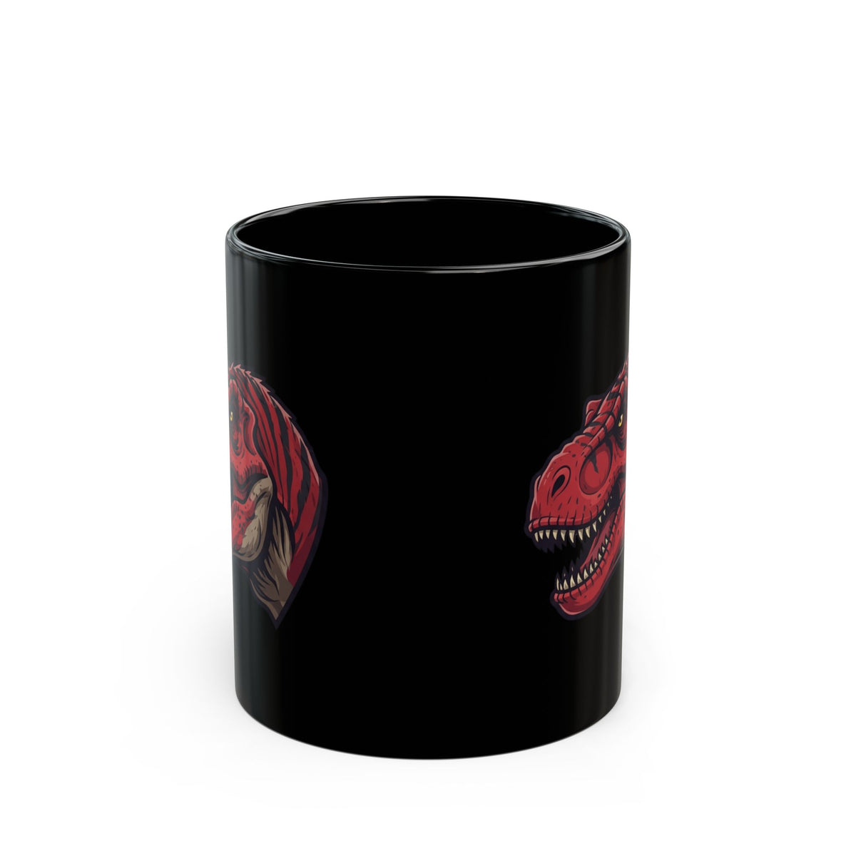 "Kasai Rex (Central Africa)" Black Ceramic Mug — Graphic
