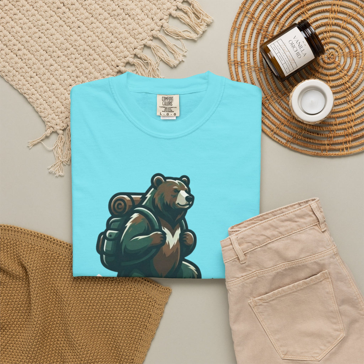 Bear Credible Unisex Garment-Dyed Tee