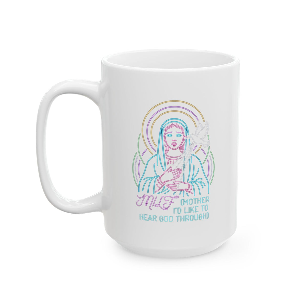 "Good Book Series MILF" White Ceramic Mug