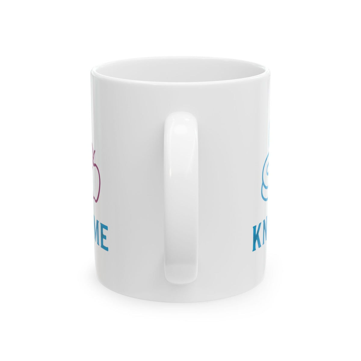 "Good Book Series Know Me In The Biblical Sense" White Ceramic Mug — Graphic
