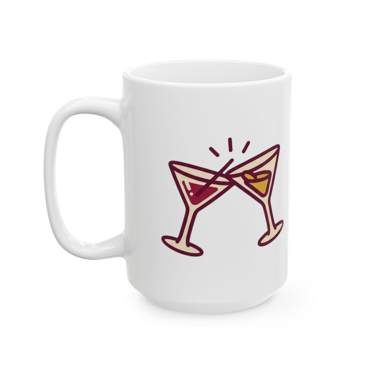 "Thanksgiving Regrets" White Ceramic Mug — Graphic