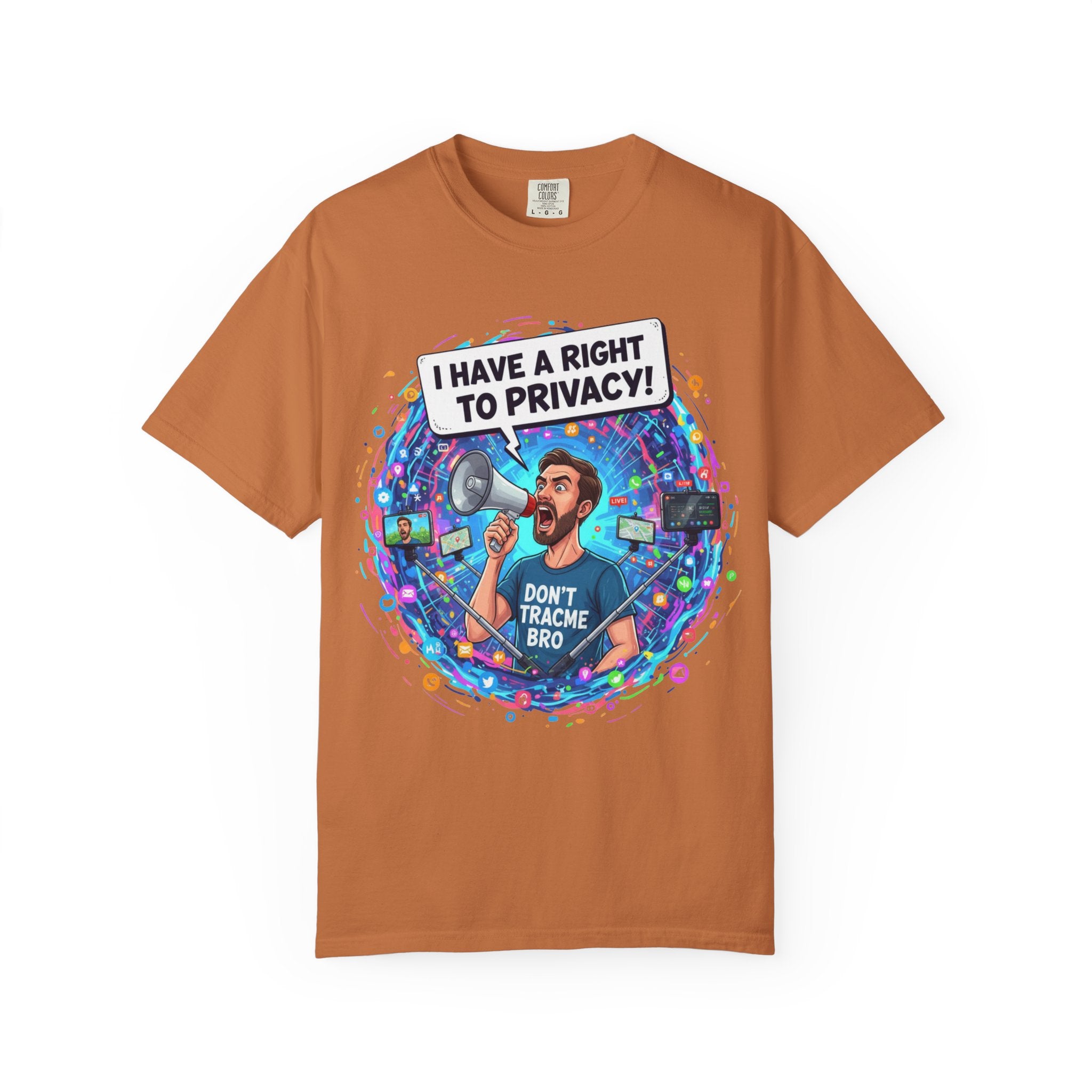"The Right to Privacy"  Unisex Garment-Dyed T-shirt