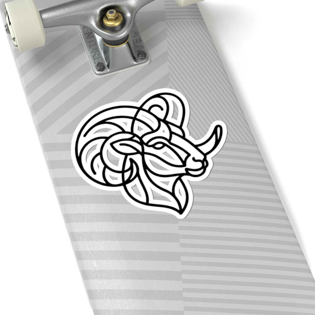 "Aries The Minimalist Ram" Sticker — Main