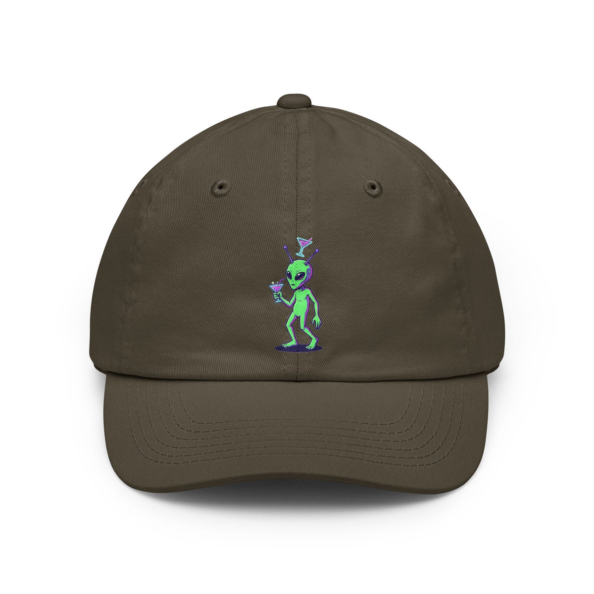 Color: Olive | Drunk Alien Dad Hat