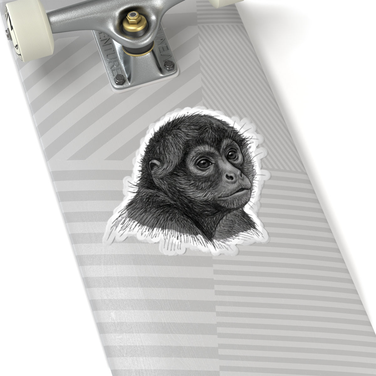 "Pencil Sketch Art Spider Monkey" Sticker
