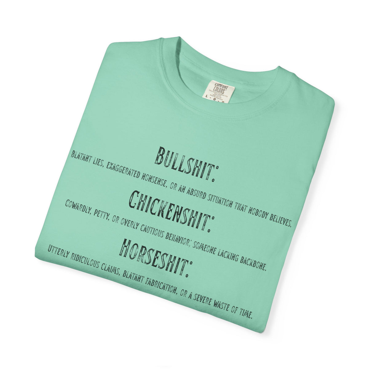 "Types of Shit" Unisex Garment-Dyed Tee