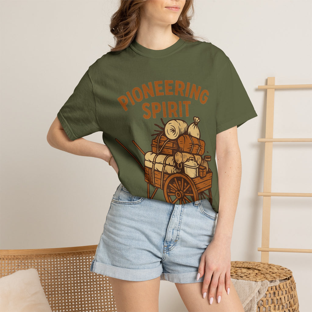 "Pioneering Spirit" Unisex Garment-Dyed T-shirt