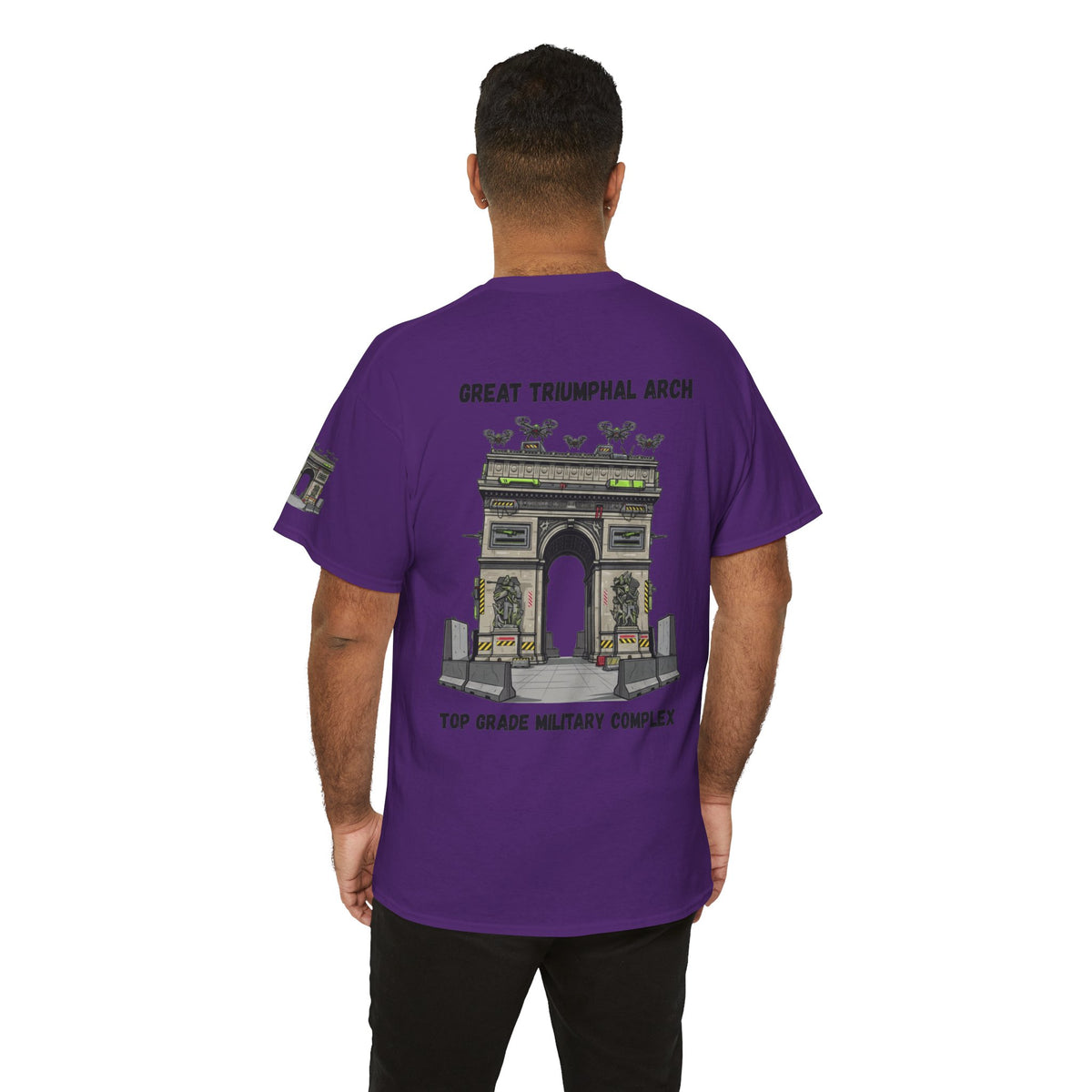 Color: Purple | Top Grade Military Complex Premium Graphic Tee