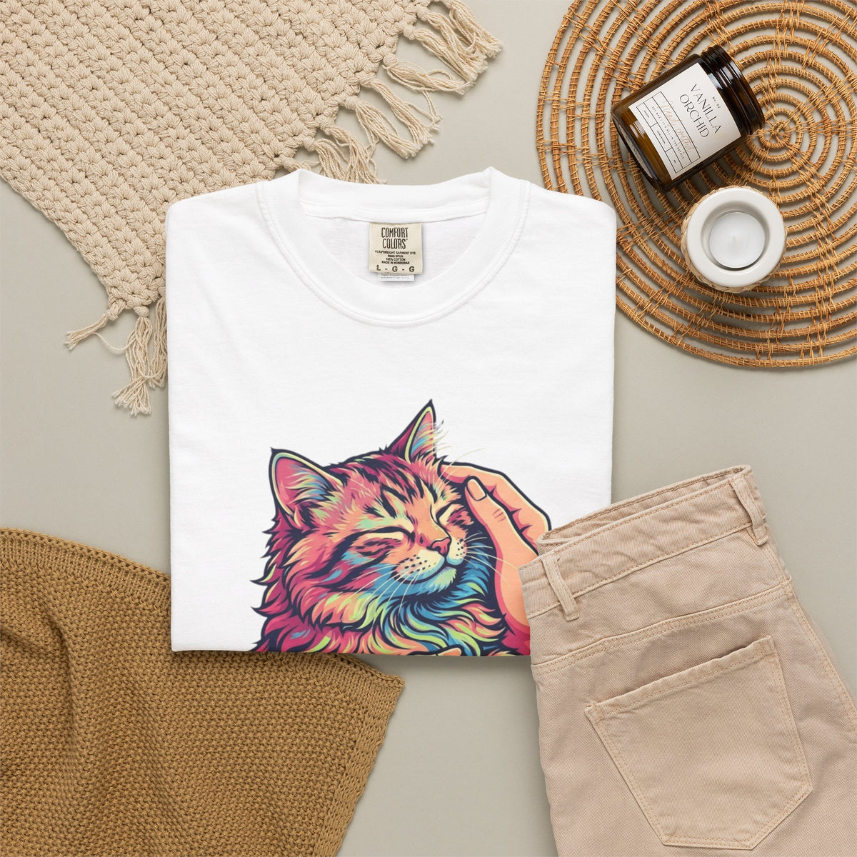 "Always Cuddle Your Pussy" Unisex Garment-Dyed Tee