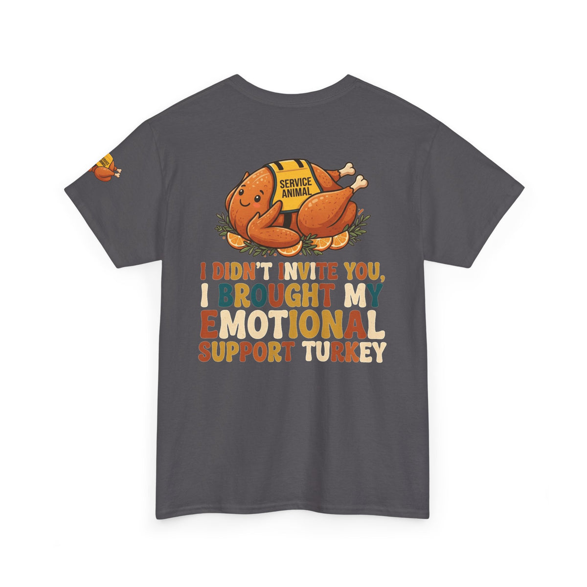 "Emotional Support Turkey" Premium Graphic Tee