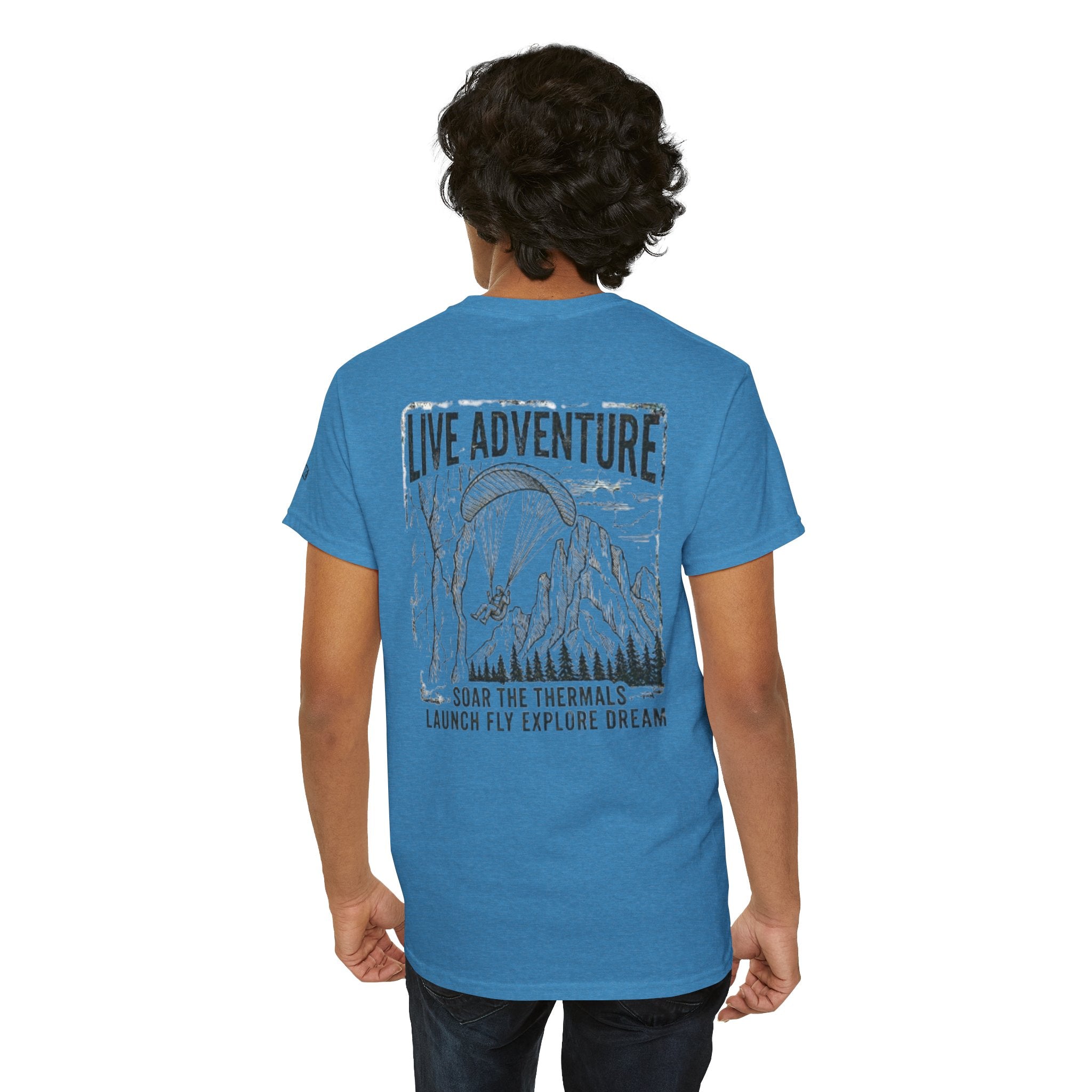 "Live Adventure - Soar the Thermals" Premium Graphic Tee