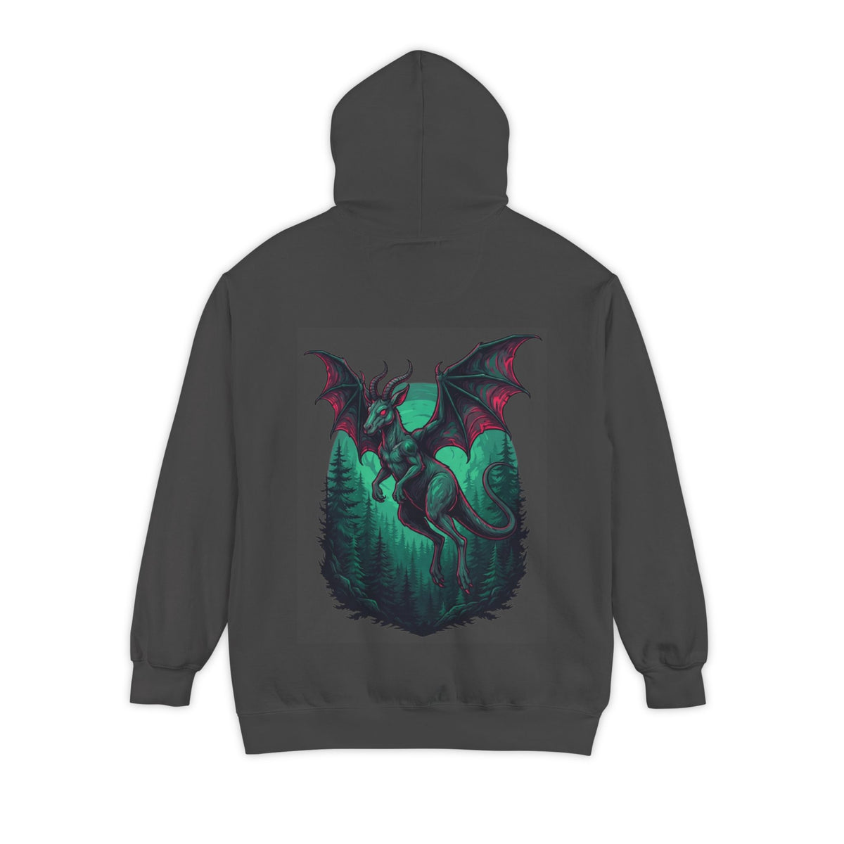 Color: Pepper | The Jersey Devil (New Jersey, USA) Garment-Dyed Hoodie
