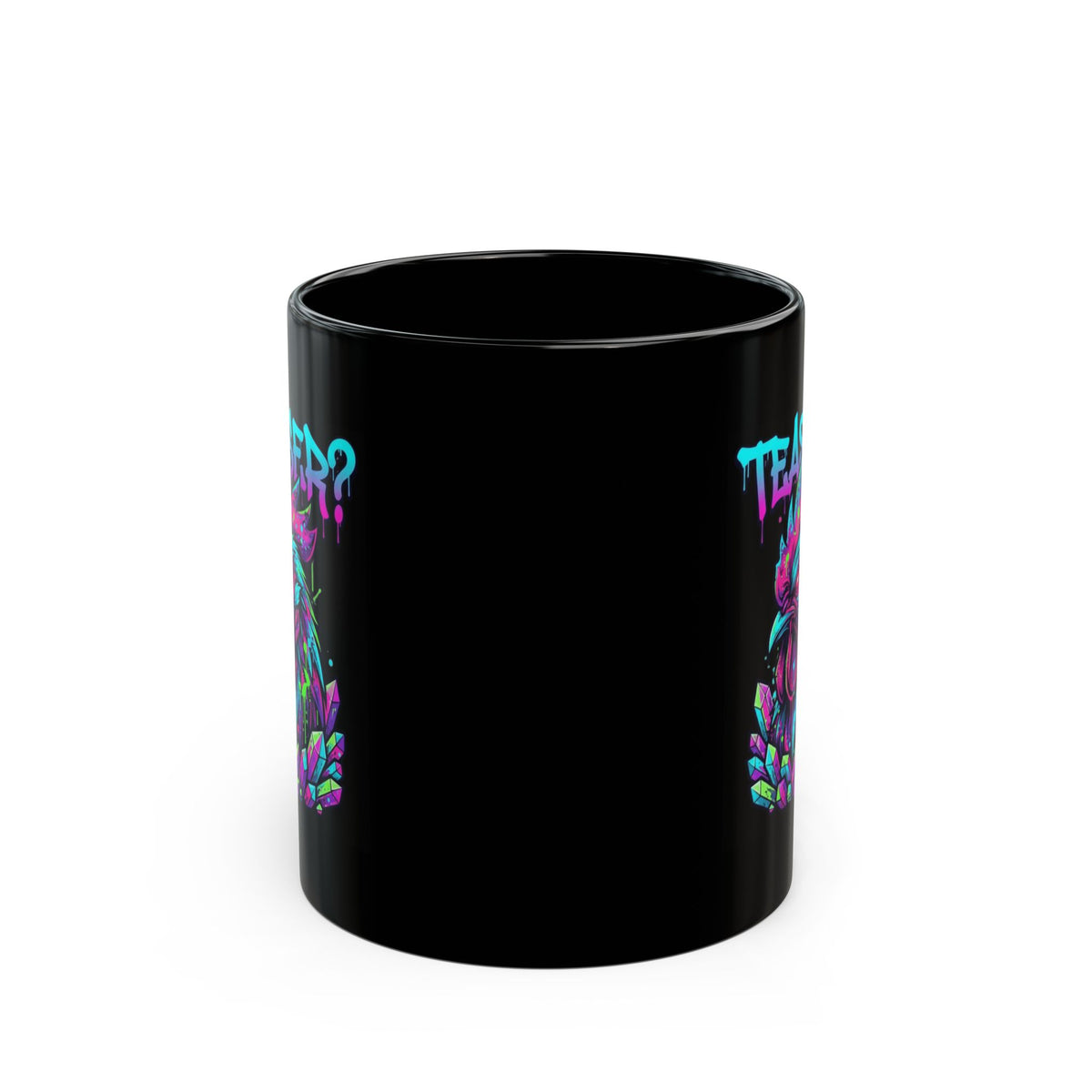 "Cock Teaser" Black Ceramic Mug