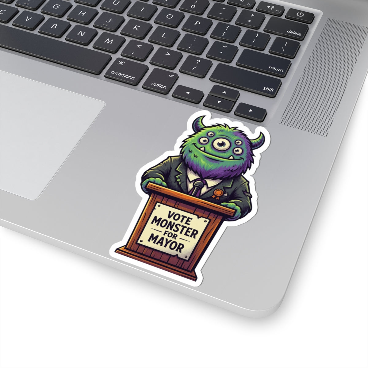 "Vote Monster For Mayor" Sticker