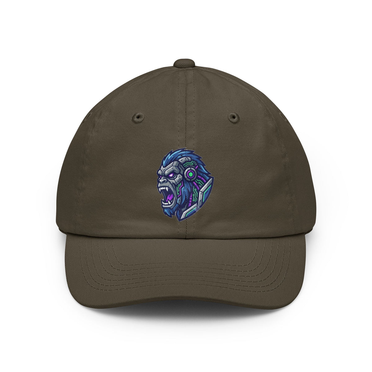 Color: Olive | Cyber Gorilla Dad Hat