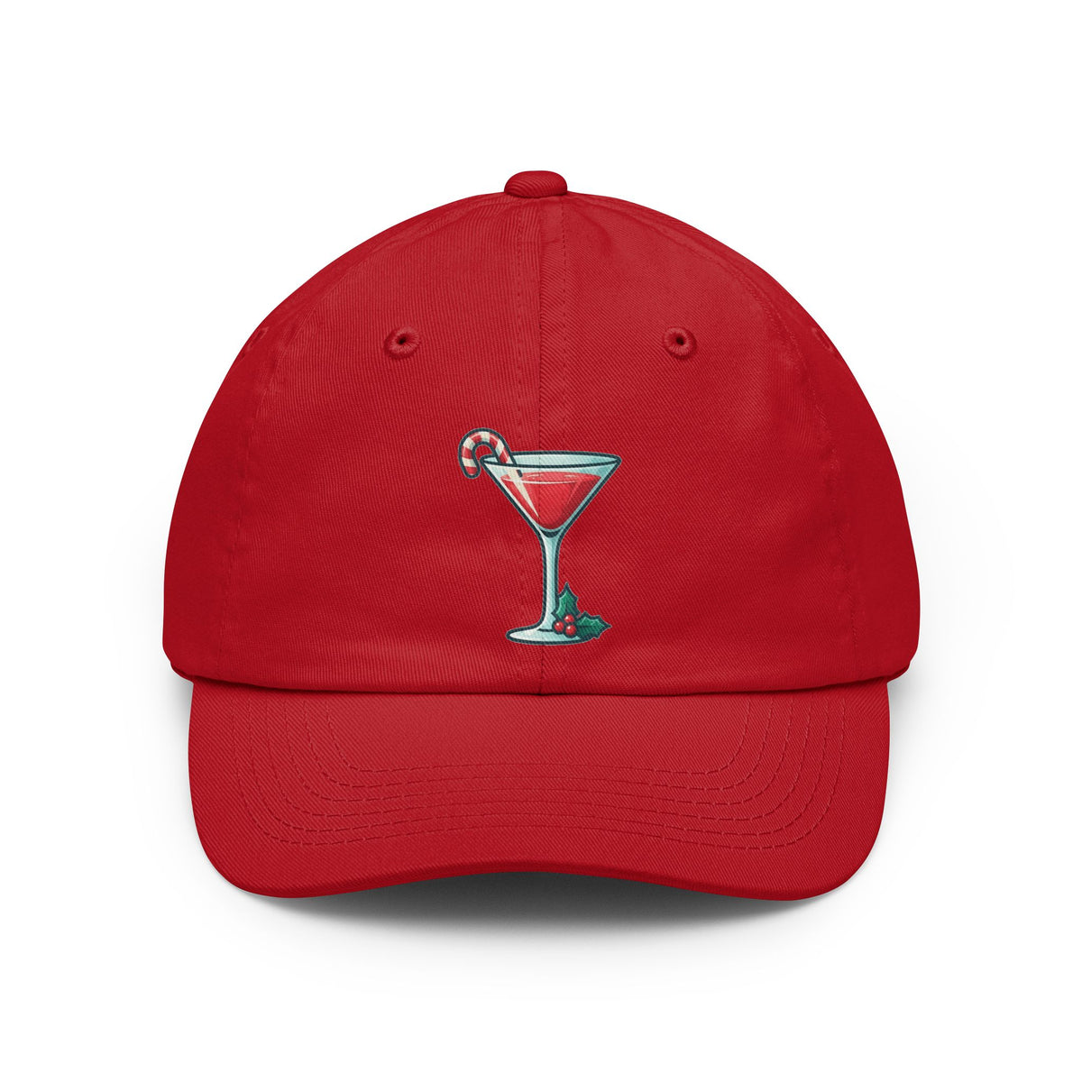 Color: Red | Christmas Cheer Dad Hat — Graphic