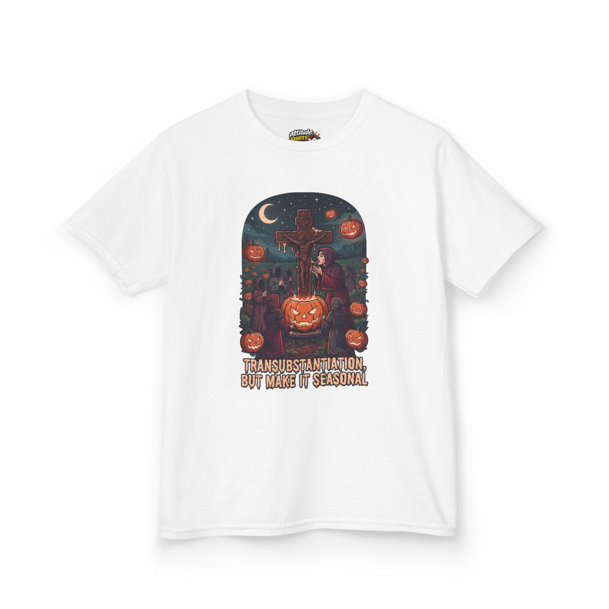 Color: White | Seasonal Transubstantiation Kids Tee