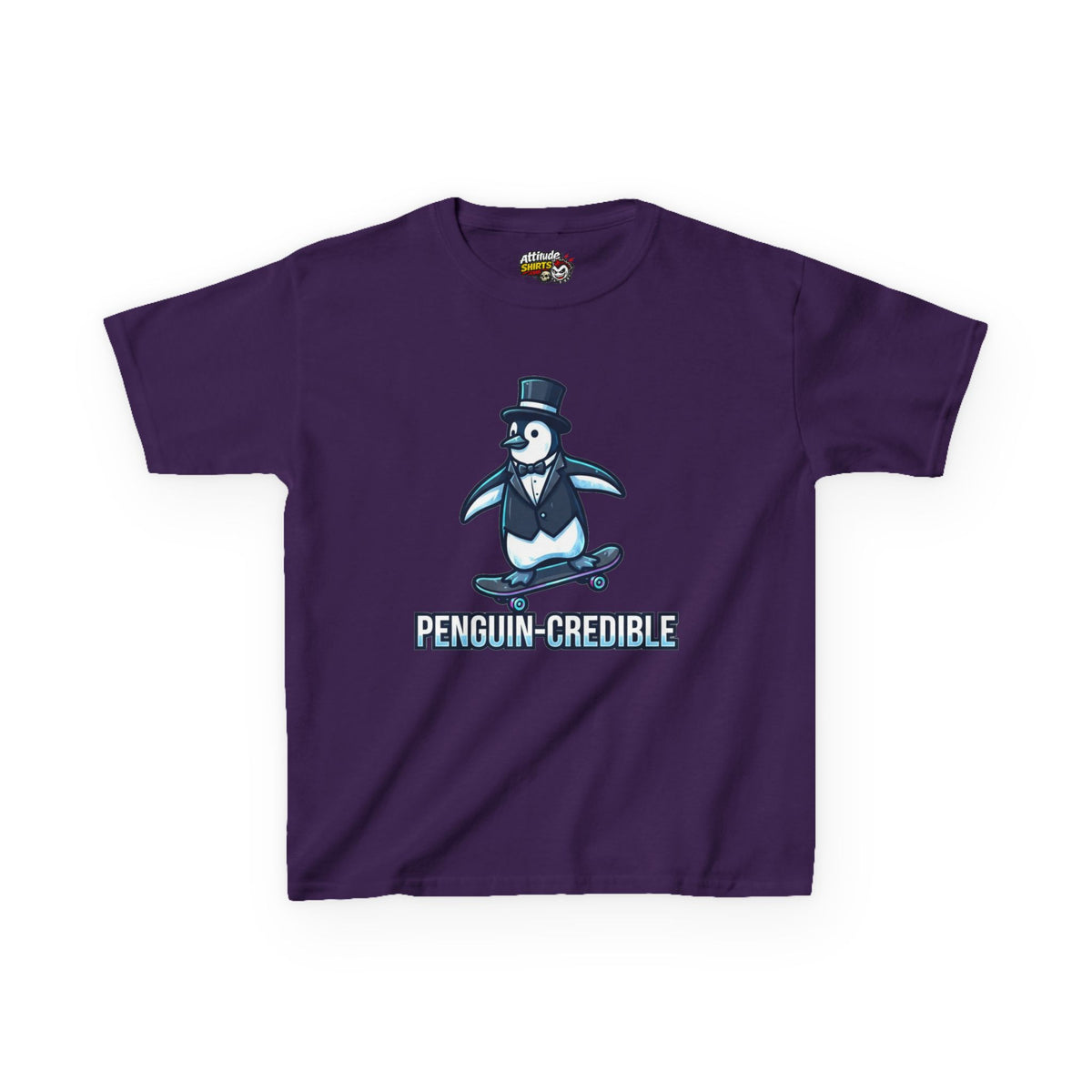 "Penguin Credible" Kids Tee