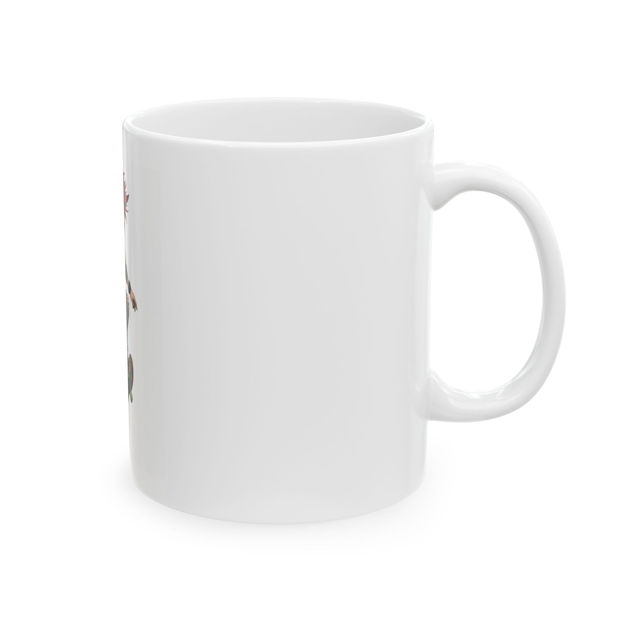 "Riot" White Ceramic Mug