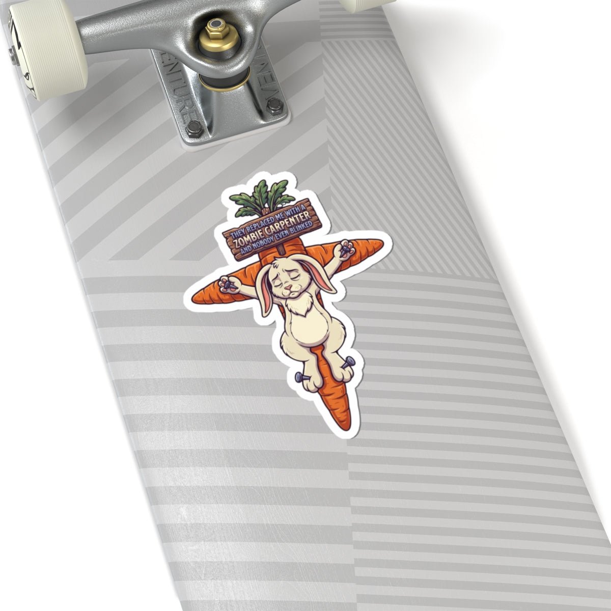 "Zombie Carpenter" Sticker — Main