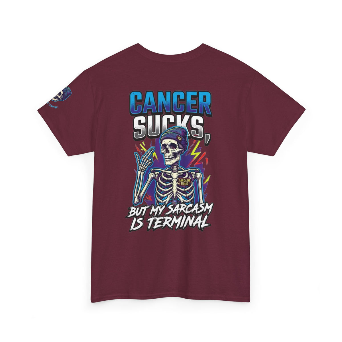 Cancer Sucks But My Sarcasm Is Terminal Premium Graphic Tee