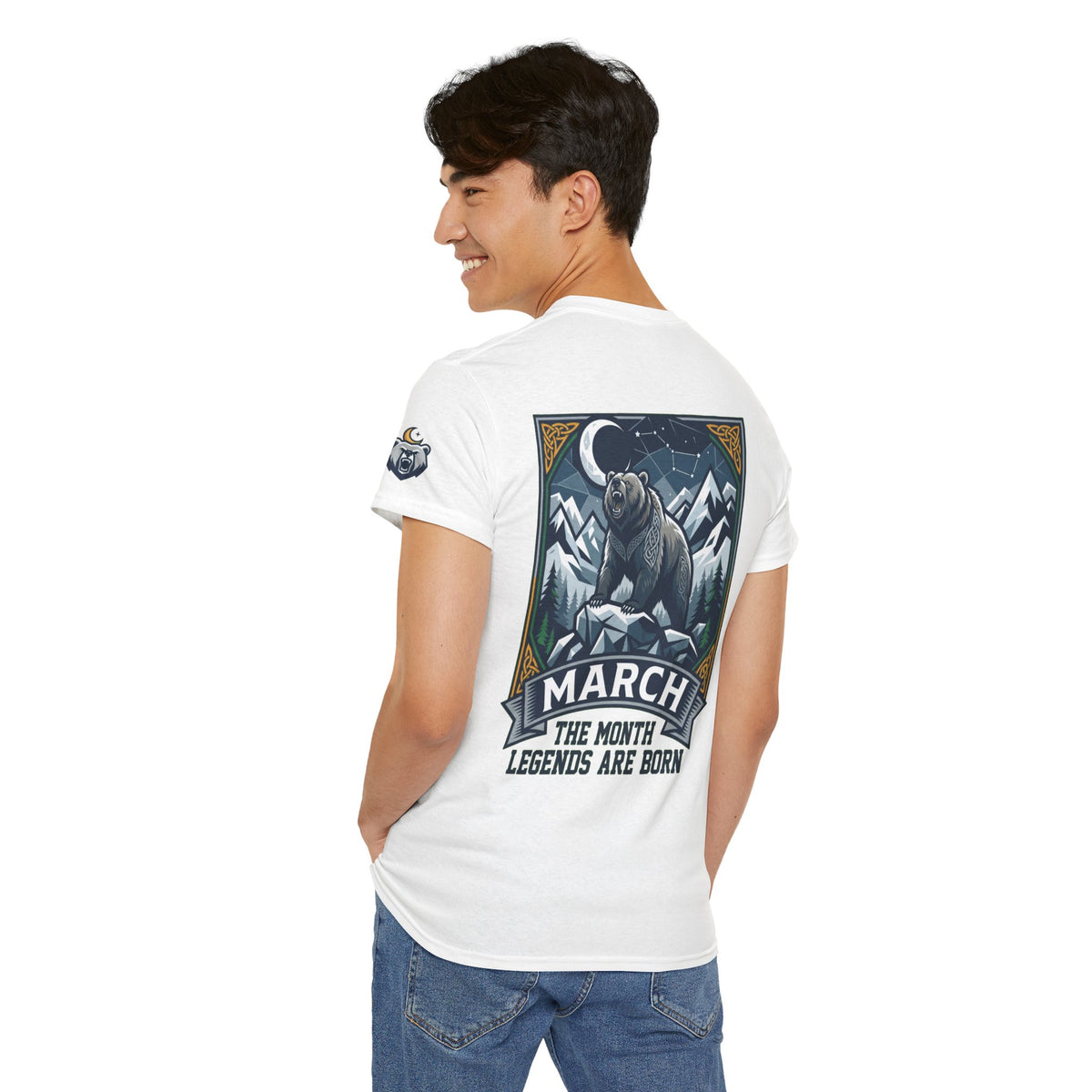 Color: White | March Legend Premium Graphic Tee