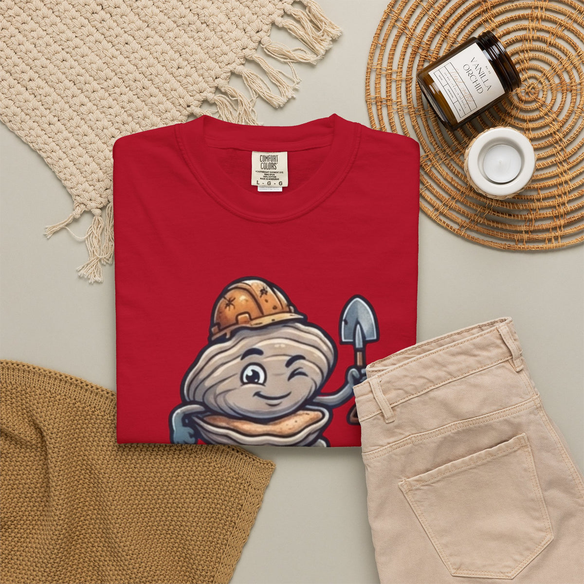 Digging For The Big Pearl Unisex Garment-Dyed Tee