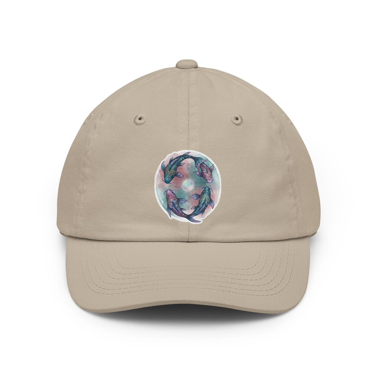 Color: Stone | Pisces The Infinite Fish Dad Hat