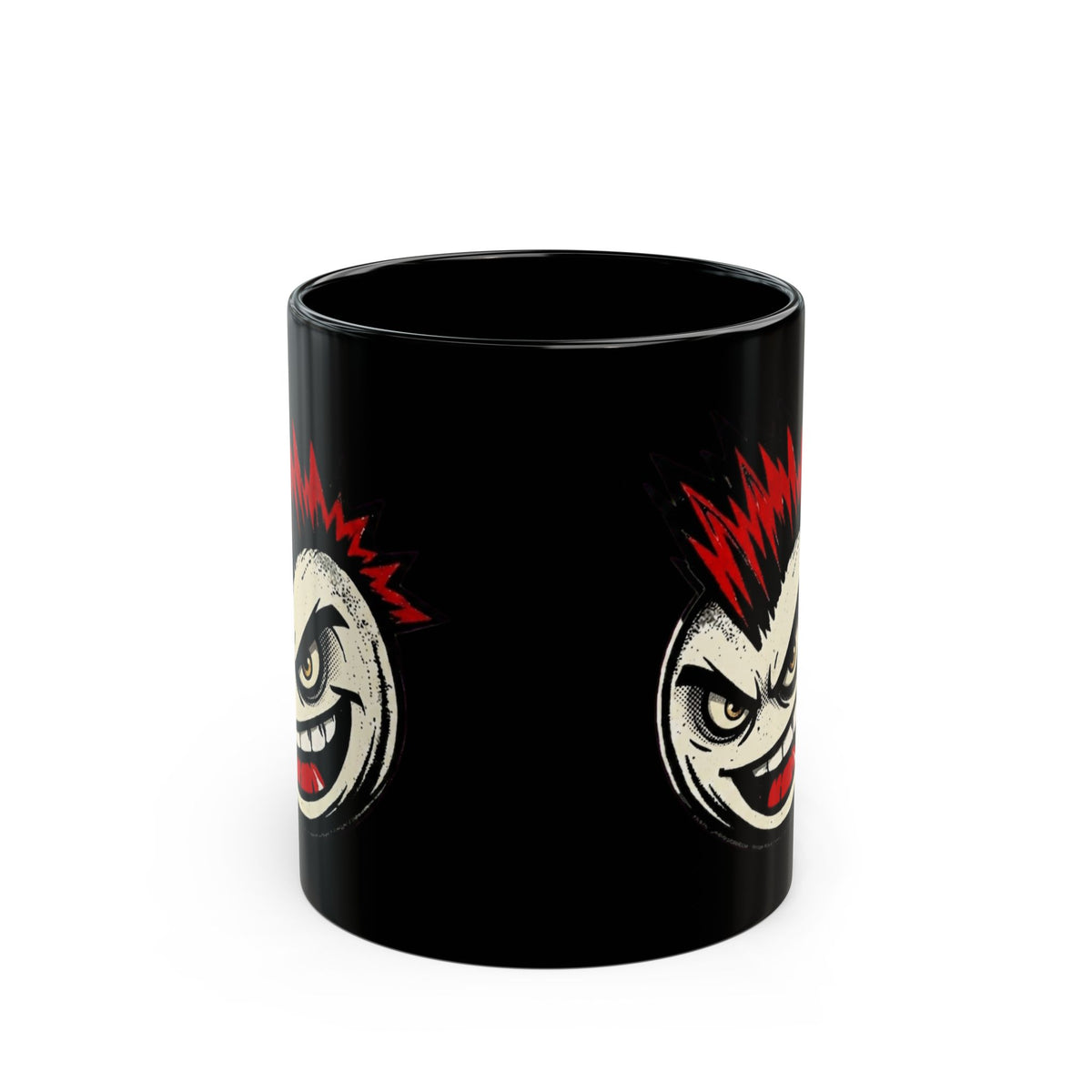 "Hazard" Black Ceramic Mug
