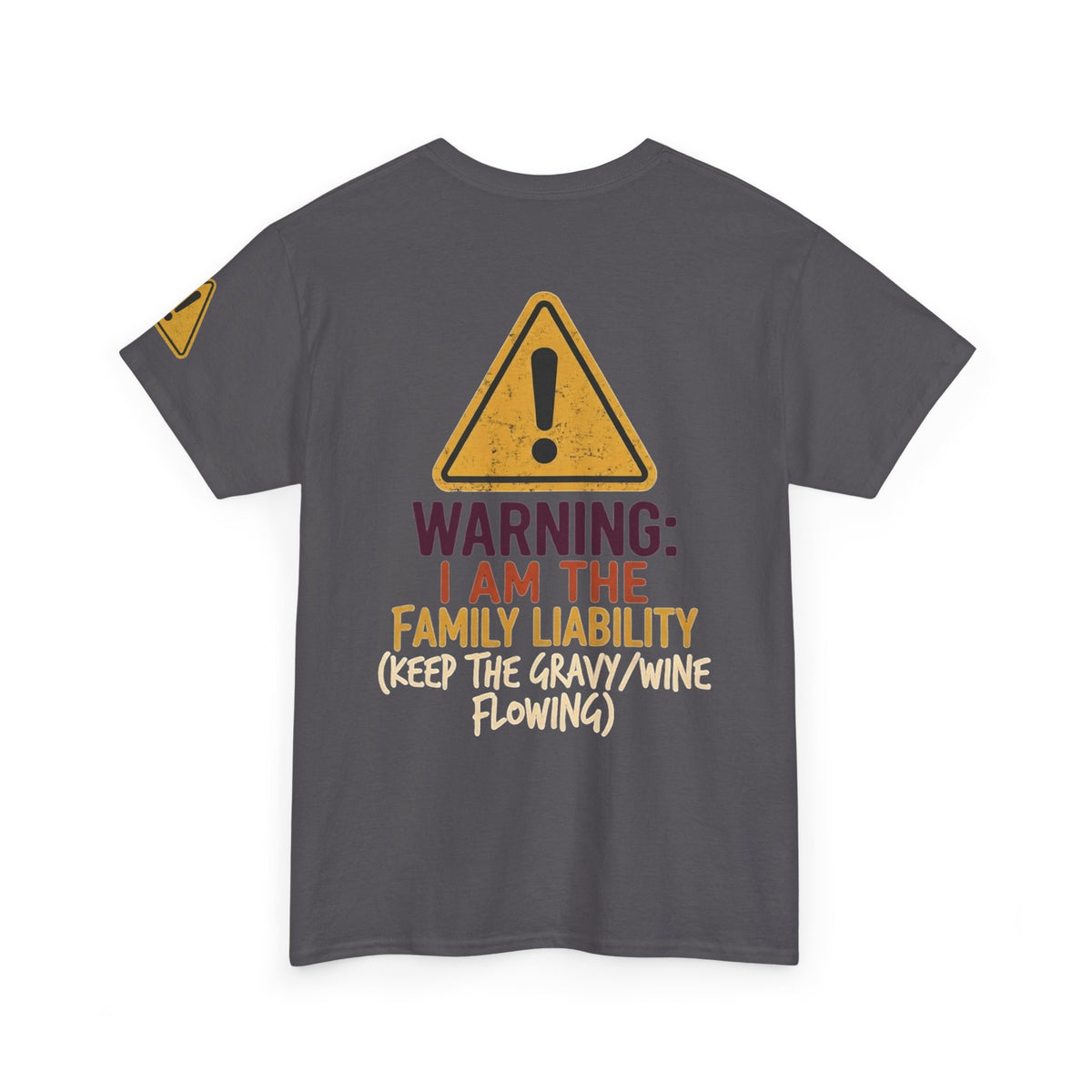 Warning I am The Family Liability Premium Graphic Tee