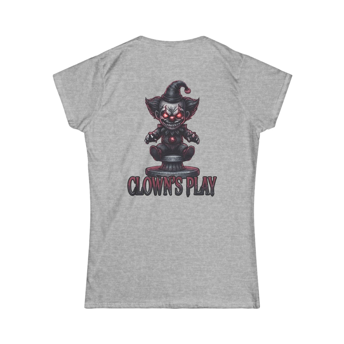 Color: Sport Grey | Clown Play Women's Tee