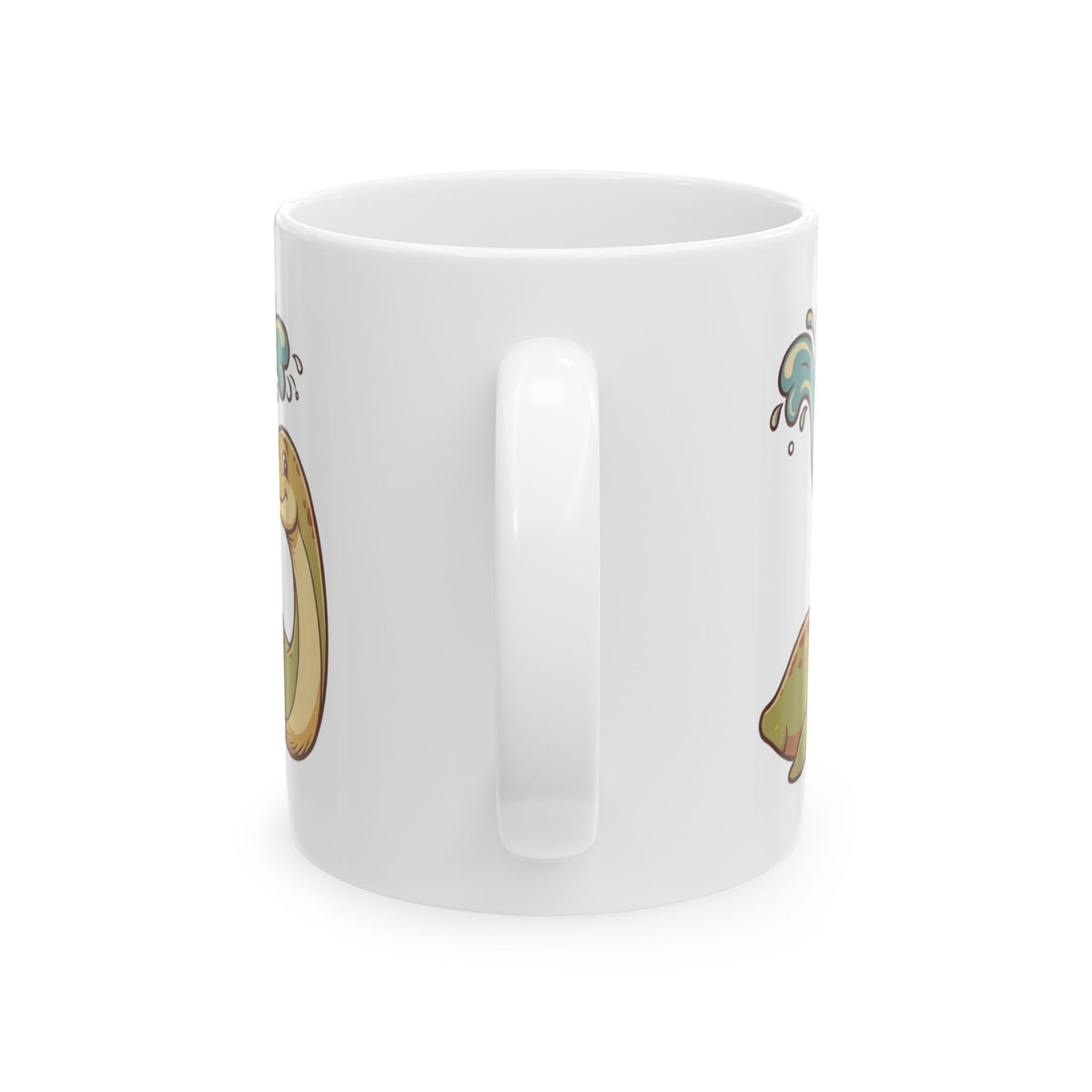 "Champ (Lake Champlain)" White Ceramic Mug — Graphic