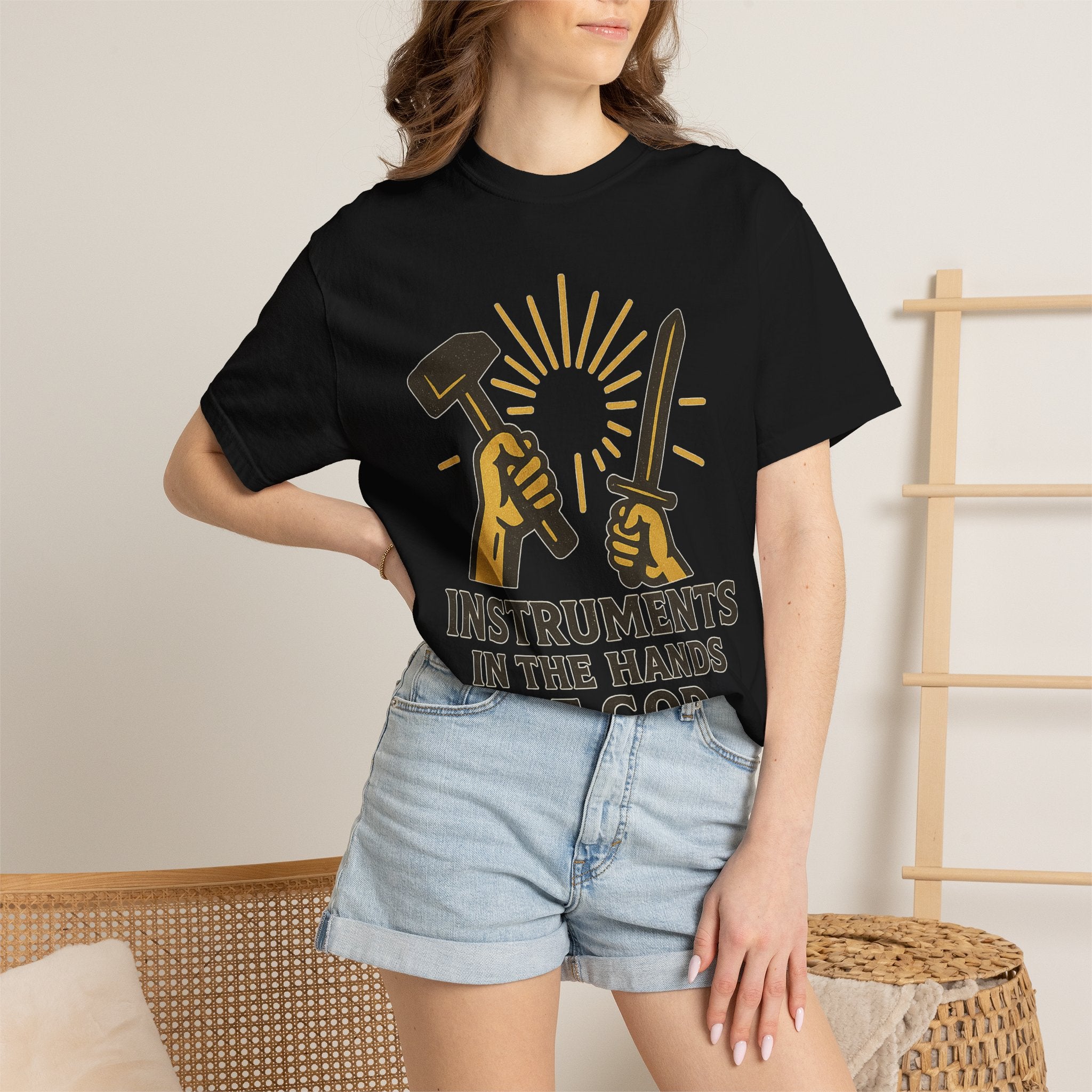 "Instruments in the Hands of God" Unisex Garment-Dyed T-shirt