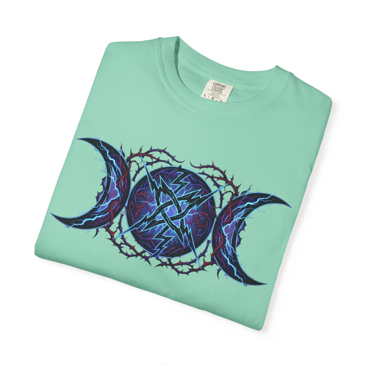 "Triple Goddess Tempest" Unisex Garment-Dyed Tee