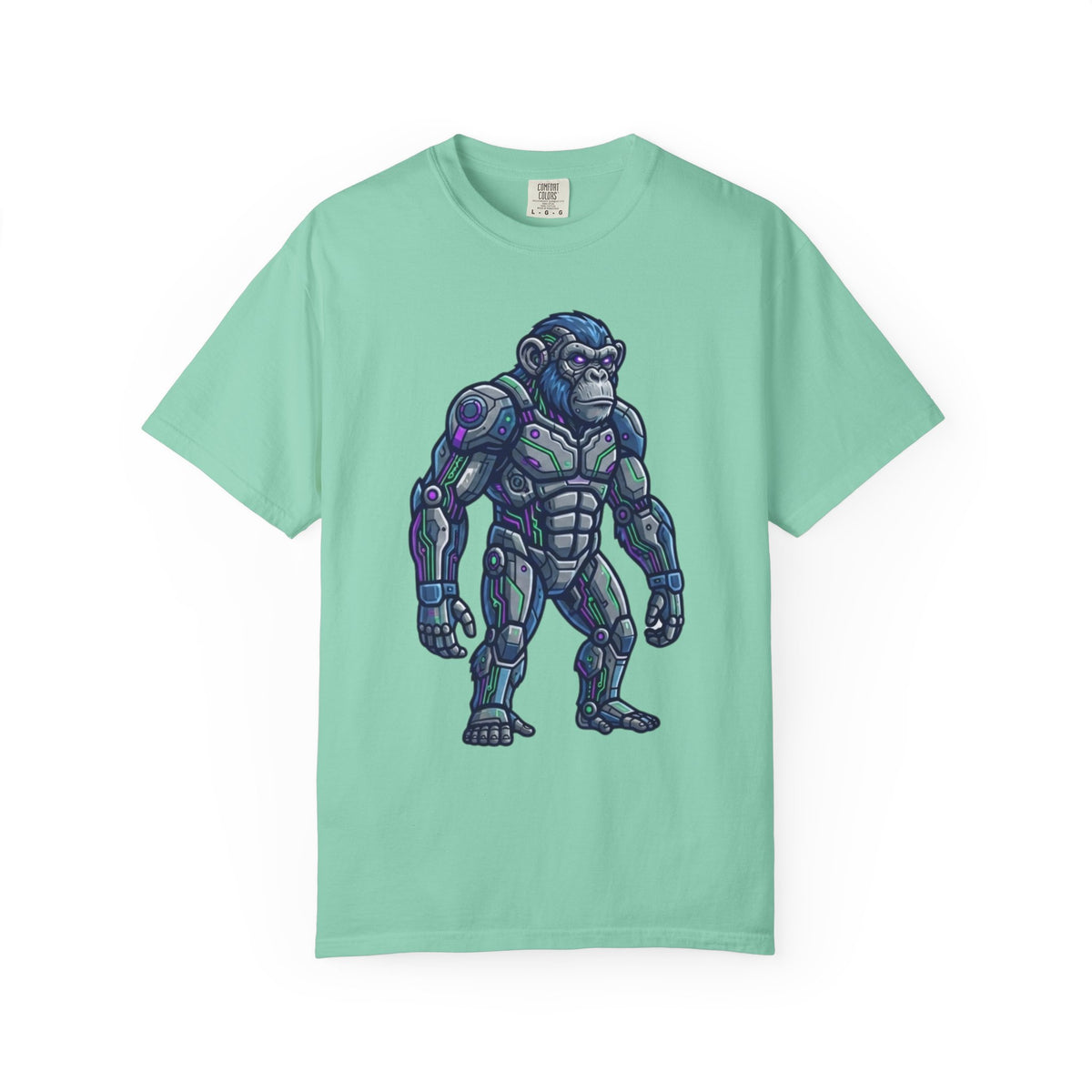 Color: Island Reef | Cyber Chimp Unisex Garment-Dyed Tee