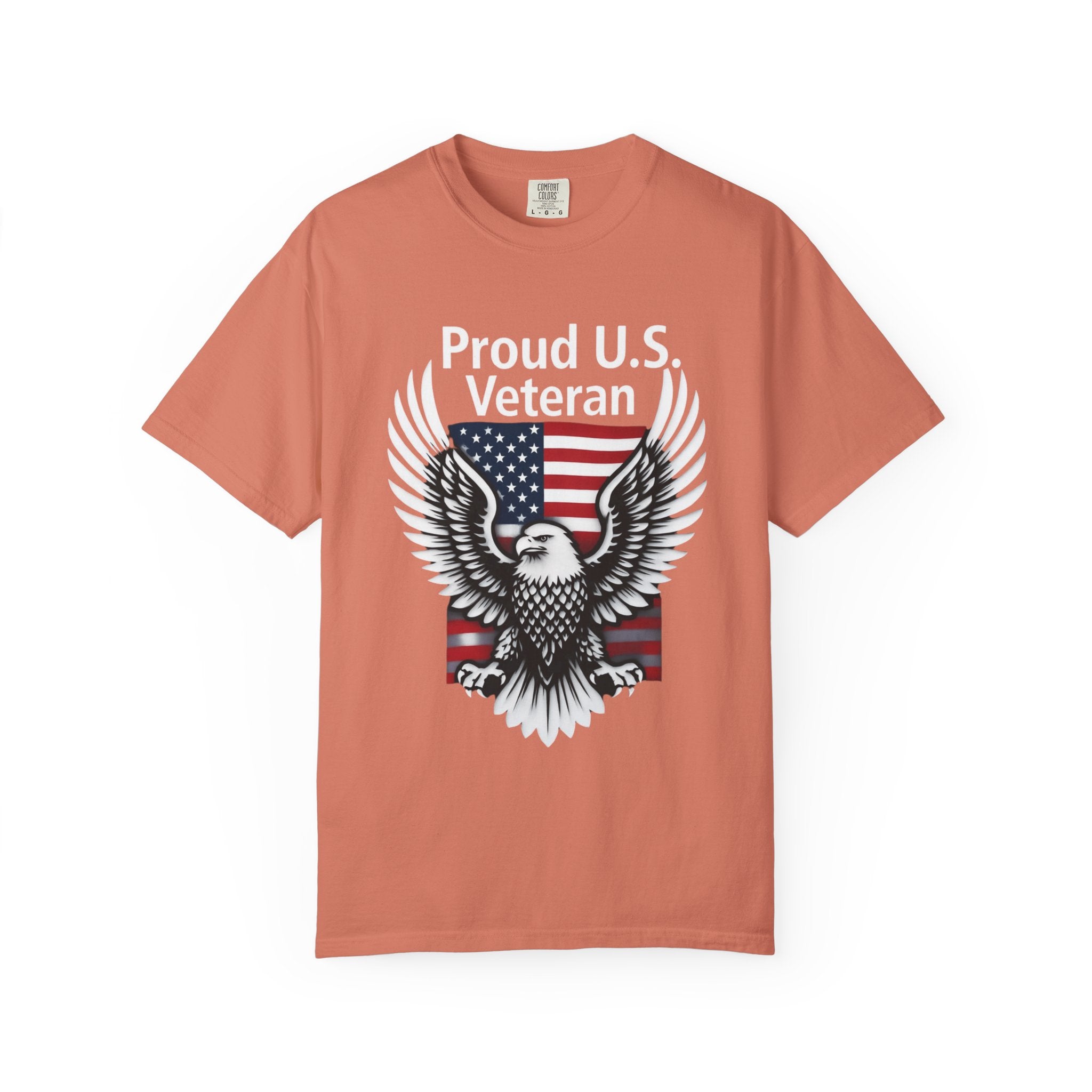 "Proud Veteran" Unisex Garment-Dyed T-shirt