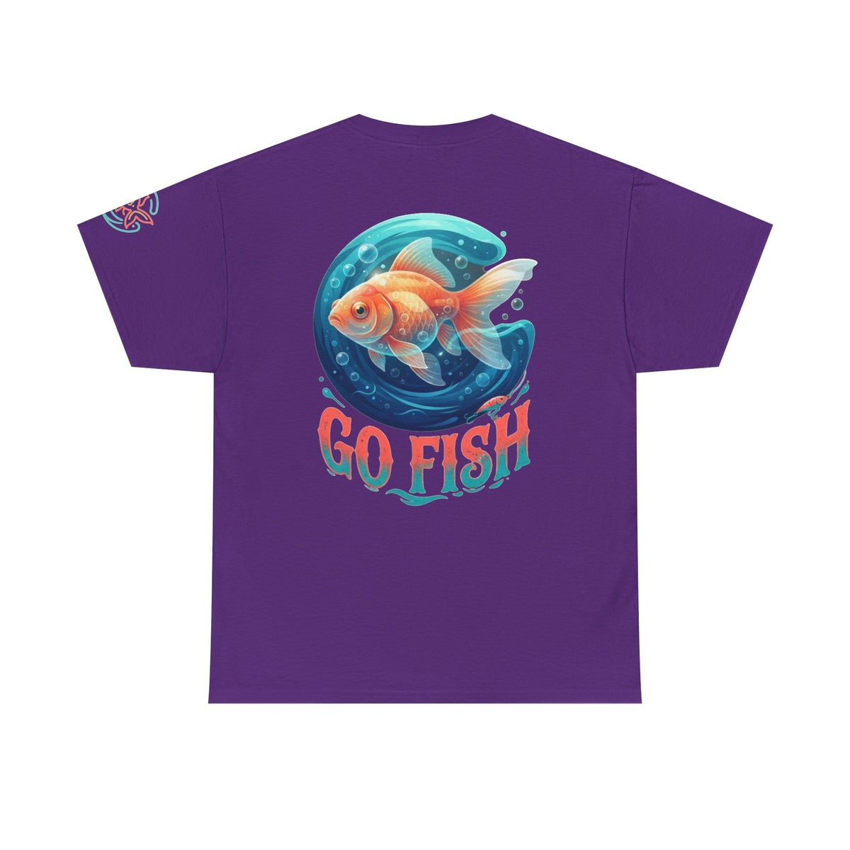 Color: Purple | Go Fish Premium Graphic Tee