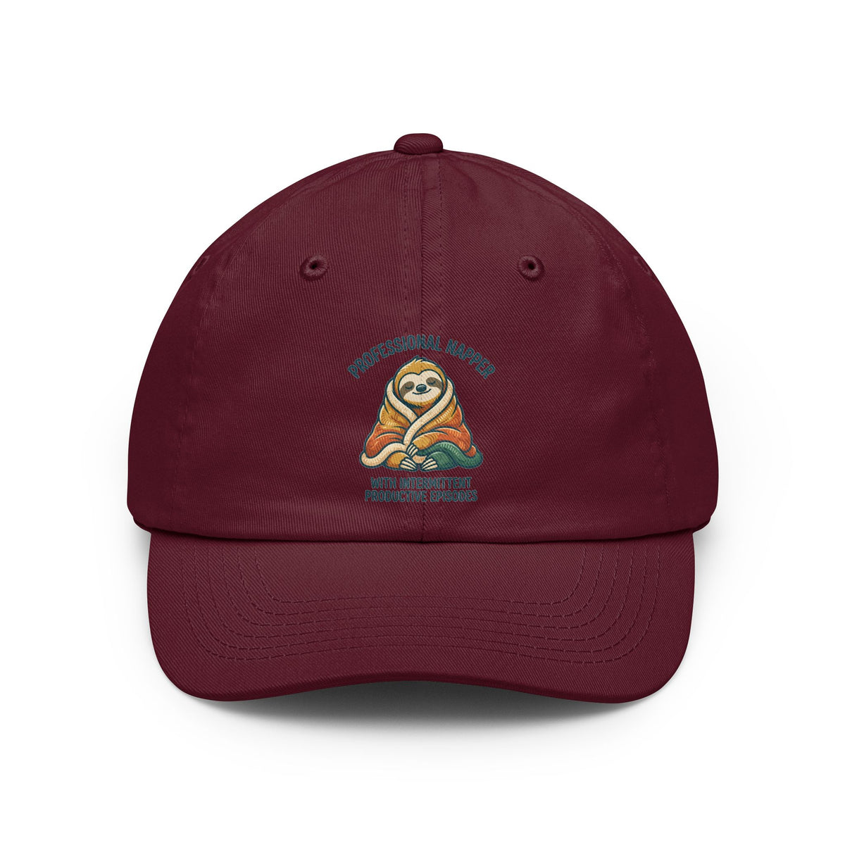 Color: Maroon | Professional Napper Dad Hat