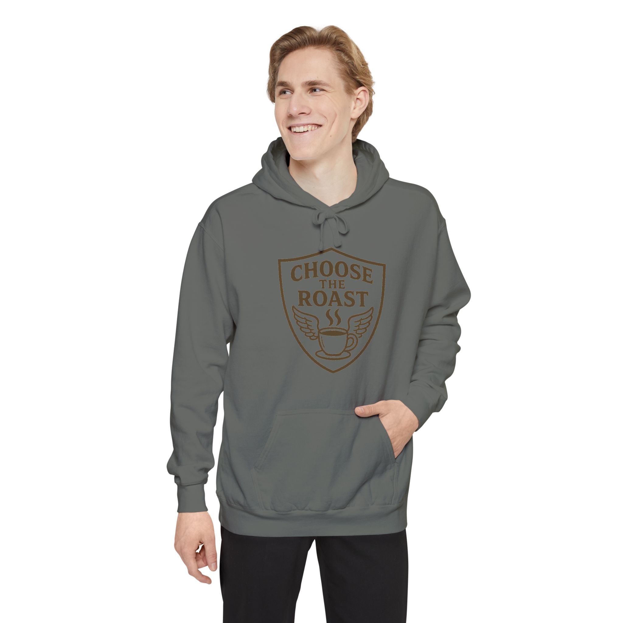 Choose the Roast - Dark as Your Soul | Garment-Dyed Hoodie — AttitudeShirts