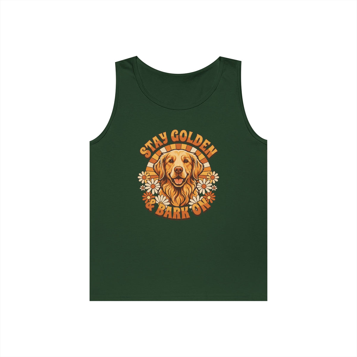 "Stay Golden & Bark On" Tank Top