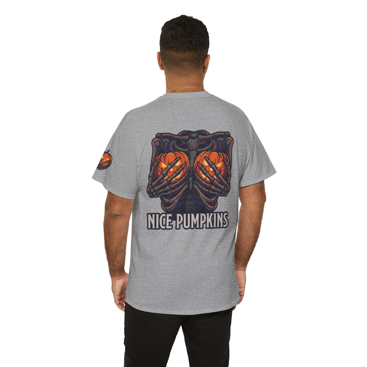 Color: Sport Grey | Nice Pumpkins Premium Graphic Tee