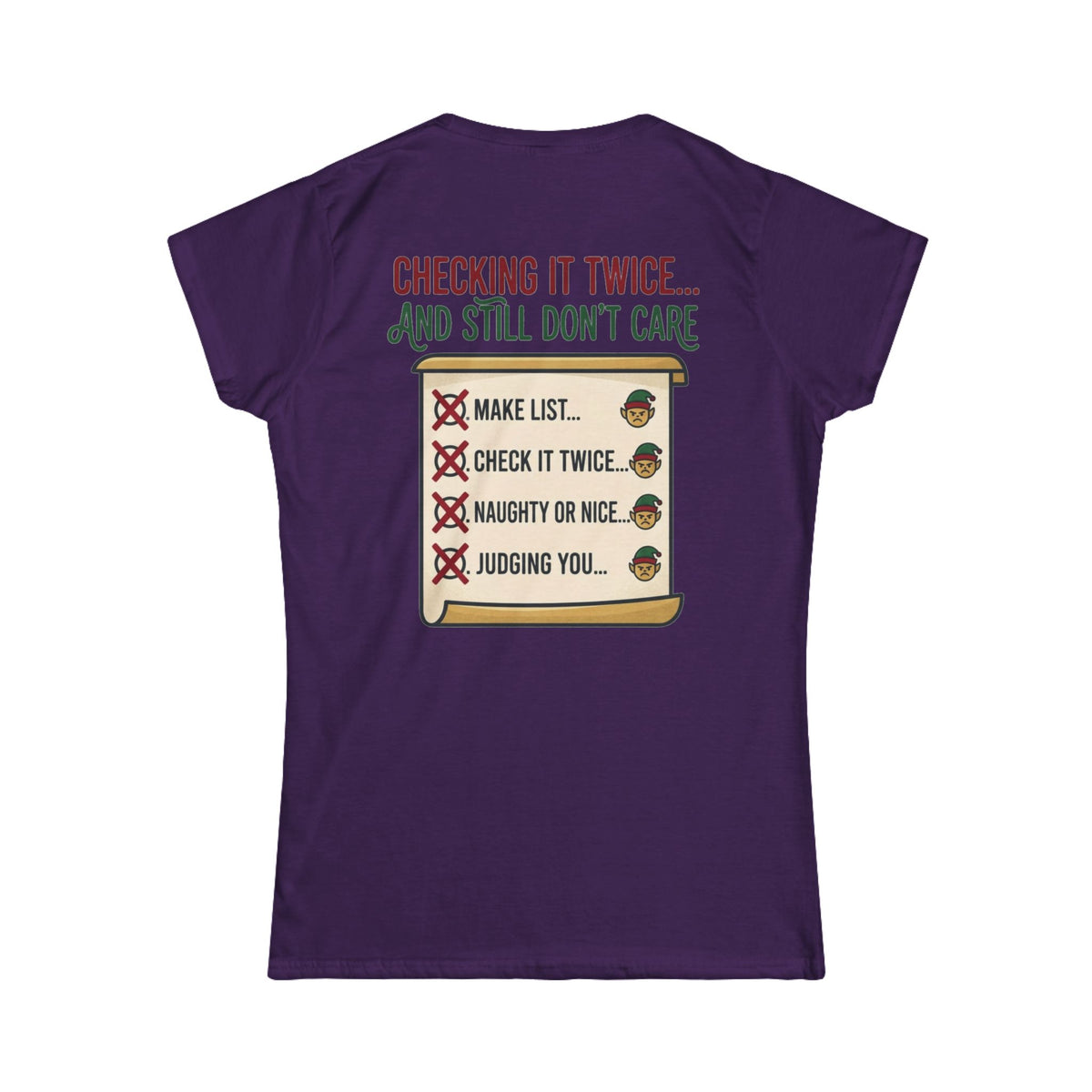 "Checking It Twice" Women's Tee