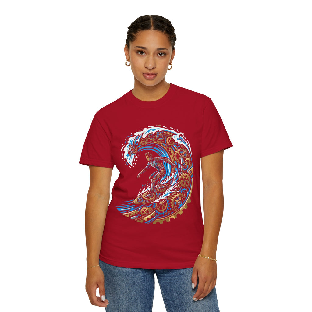"Time Surfer" Unisex Garment-Dyed Tee