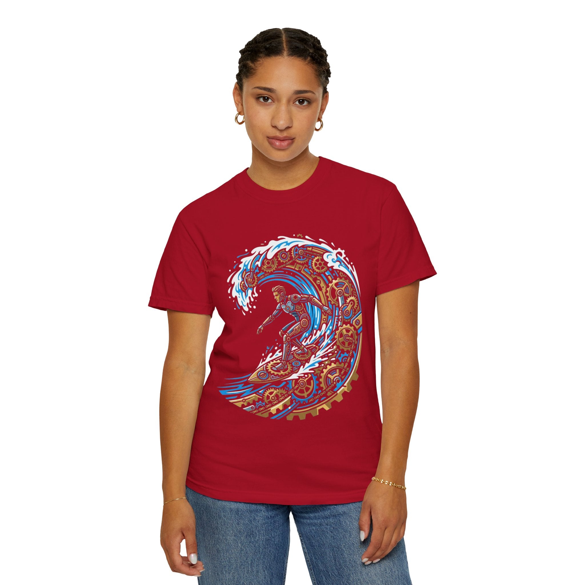 "Time Surfer" Unisex Garment-Dyed Tee