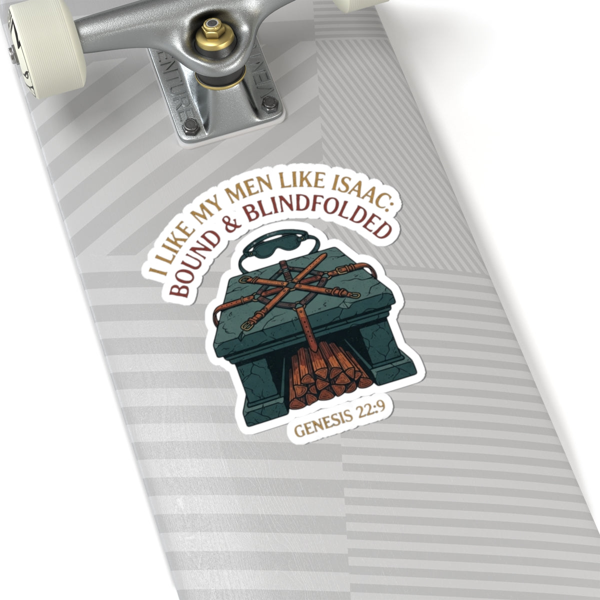 "Good Book Series Bound & Blindfolded" Sticker — Main