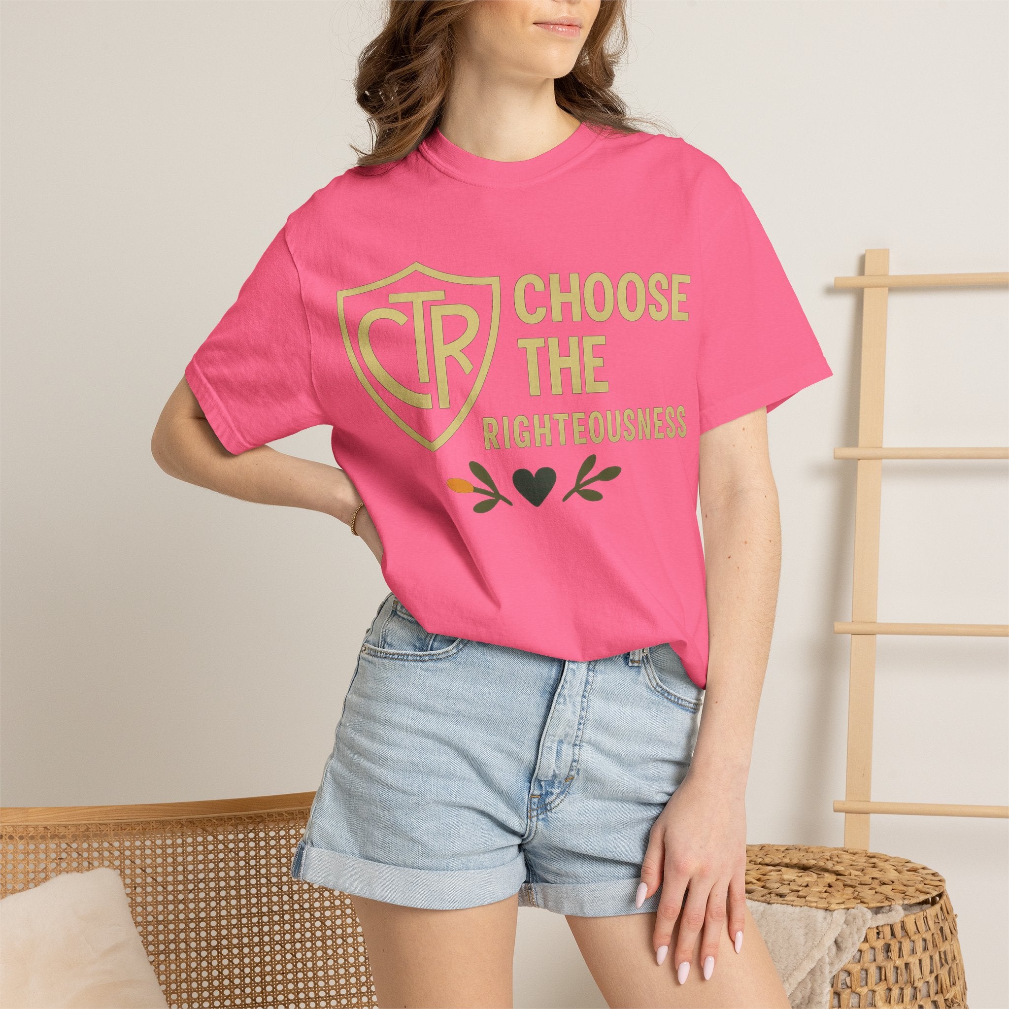 "CTR: Choose the Righteousness" Unisex Garment-Dyed T-shirt