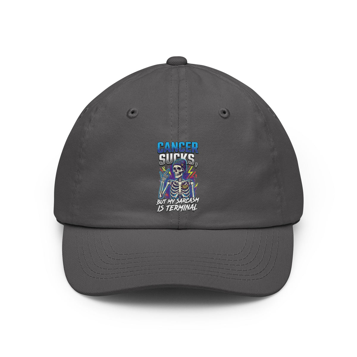 Color: Charcoal | Cancer Sucks But My Sarcasm Is Terminal Dad Hat