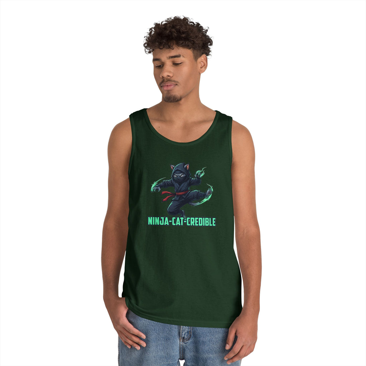 "Ninja Cat Credible" Tank Top