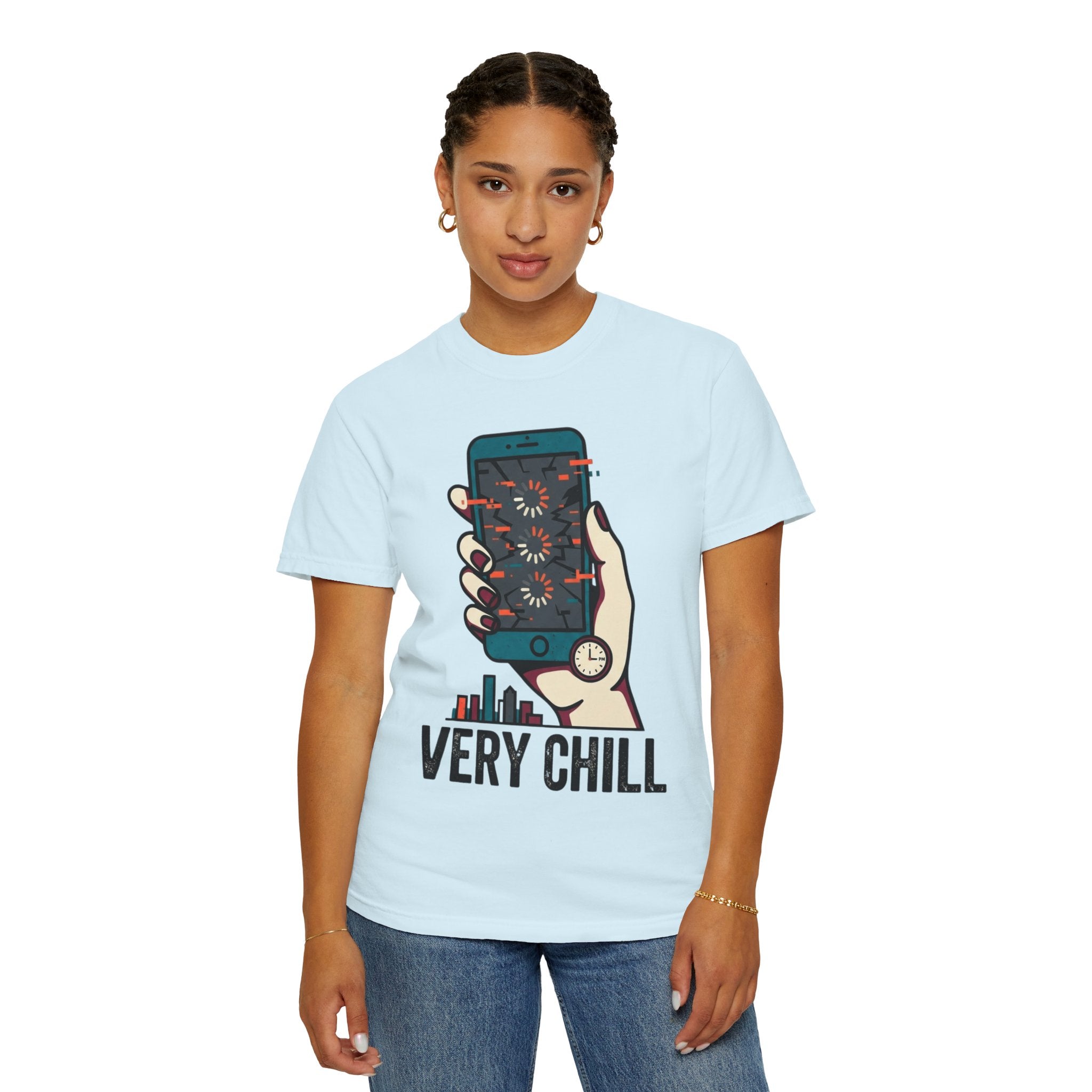 "Very Chill" Unisex Garment-Dyed Tee