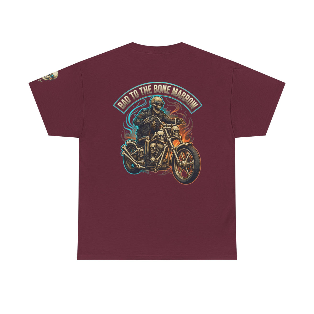 Color: Maroon | Bad to the Bone Marrow Premium Graphic Tee
